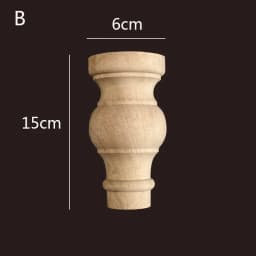 1pc Furniture Round Solid Wood Table Legs Sofa Feet Cabinet Bed Dressing Table Replacement Foot Support Hardware
