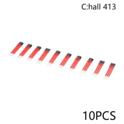 10Pcs Electrocar Motor Hall Sensor 3144 41F 43F 413 With High Temperature Insulation Sleeve Hall Element Switch 13A A44E Sensor