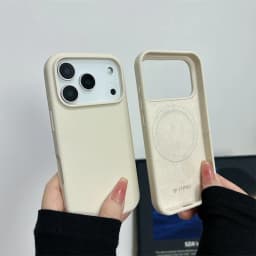Magnetic Liquid Silicone Case for iPhone 18 17 Pro 17 Pro Max 16 15 14 For Magsafe Big Camera Hole Cover Shockproof Protective