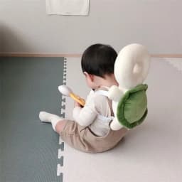 1PCS Head Protector Turtle Backpack for Toddler Baby Protection Infant Crystal Velvet Pp Cotton Cute Adjustable