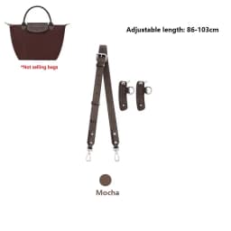 Leather bag shoulder strap for Longchamp pouch short handle small bag modification without punching strap bag accessories