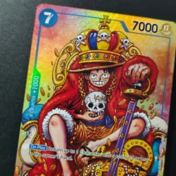 DIY Proxy One Piece TCG English P-043 Monkey.D.Luffy Convention Promo 2024 Blue Anime Game Collection Card Toy
