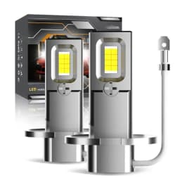 2Pcs LED H1 H3 Car Headlight 9005 9006 H8 H9 H11 H16 880 6000K White High Low Beam Fog Lamps Light Bulbs12000Lm 12V 100W