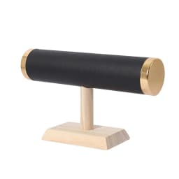 Solid Wood Single Layer Metal Cover Bracelet Holder Packaging Supplies Jewelry Display Jeweler Organizer Woman
