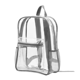 Clear Transparent Pvc Backpack Large Capacity Air Cushion Strap Waterproof Wear Resistant Unisex Kids School Bag For Travel Use