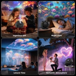 25-in-1 Galaxy Projector Pro 4K Starry Sky Projector Pro With Remote Control Bluetooth Function Room Decor for Kids and Adults