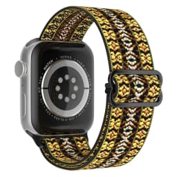 Nylon Strap for Apple Watch Band Ultra2-1 49mm 41mm 45 mm 38/42 Bohemian Elastic Bracelet iWatch Series 9 8 7 6 5 4 3 Se 40/44mm