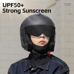 WEST BIKING Ice Silk Full Face Balaclava UPF50+Sun Protection Neck Guard Cycling Mask Breathable Quick Dry Headgear with Glasses