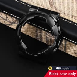 For Casio GA-110 GA-120 GA-100 Solid Stainless Steel Case Men's Waterproof Watchband Bezel GA110 Metal Strap +Case Mod Kit +Tool