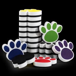 Magnetic Whiteboard Eraser Cartoon Bear Footprints Large Size Blackboard Eraser