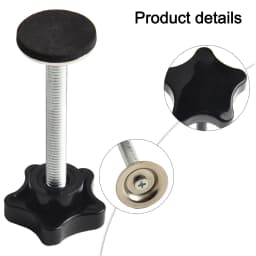1pc M8*60 Star Knobs Thread Clamping Knob Screw Hand Tightening Knob Corrosion Resistant Hand Tools Parts