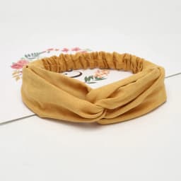 Vintage Suede Soft Cross Knot Elastic Headband for Women Girls Summer Soild Color Turban Bandanas Hair Bands Hair Accessories