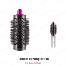 Round Volumizing Brush 20/38/55MM for Dyson for Airwrap HS01/HS05 Volumizer Curling Brush Attachment Rose&Gold Oval Round Brush