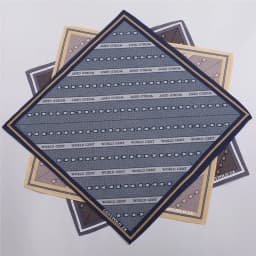 3Pcs Men's Pure Cotton Printed Plaid Handkerchief Summer Thin Old-fashioned Nostalgic Cotton Soft Square Towel Hand 43 * 43cm
