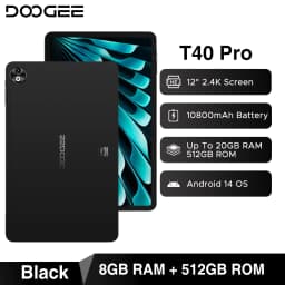 DOOGEE T40 Pro Tablet 12" IPS 2.4K 20GB(8+12) 512GB Helio G99 10800mAh Large Battery Quad Speaker 7.6mm Ultra-thin PC Smart Pad
