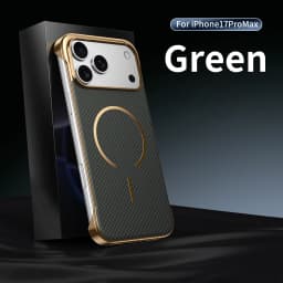 For iPhone 17 16 15 14 13 18 Pro Max For Magsafe Magnetic Fiber Texture Matte Phone Case For iPhone Air Plating Frameless Cover