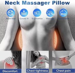 Back Pillow Bed Sleeping Waist Protection Pad Lying Flat Waist Relief Waist Support Heating Vibrating Electric Massage Pillow