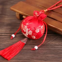 Dragon Boat Festival Sachet Plum Flower Pattern Pouch Hanfu Decoration Brocade Ethnic Style Jewelry Storage Bags Graduation Gift