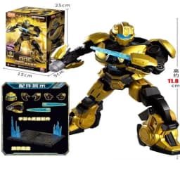 BLOKEES Transformers Shockwave Soundwave Ironhide Optimus Prime Action Anime Figure Assembly Building blocks Model Toys Gifts
