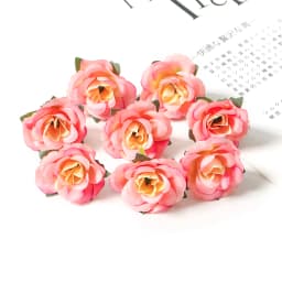 Bulk Mini Silk Roses Artificial Flower Heads Wedding Decoration Home Room Decor Garden Party DIY Christmas Garland Accessories