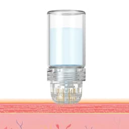 20Pins Micro Titanium Needle 0.25mm Skin Care Bottle Reusable