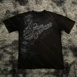 Summer Classic Y2K Gothic Style T-shirt Print Oversized T Shirt High Street Shirts Round Neck Cotton Tops Mens Women T Shirt Tee