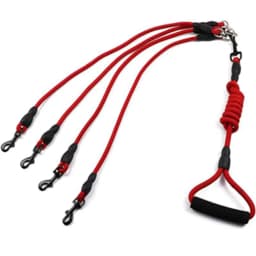 Pet Leash Nylon Double Dual Two Heads Dogs Rope 2 Way Coupler Walk Dogs Collars Harness Leads Dog Leashes