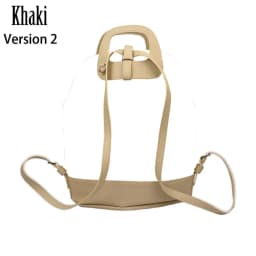 New D Buckle Oblong Handle Slim PU Leather Strap for O Bag 50 Belt Bottom Backpack Kit Combination Set for Obag 50