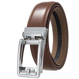 Belt for men Automatic Genuine Leather Belt Men Leather Ratchet Adjustable Real Ratchet Leather Dress Designer