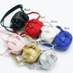 1PC Handmade Doll Crossbody Bag For 1/6 1/8 BJD Pure Color Shoulder Bags Mini Handbag Kid Toy 15cm/20cm Cotton Doll Accessories
