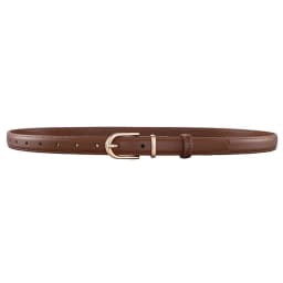 Ladies' Alloy Belt Buckle Two-Layer Cowhide Belt for Versatile, High-End, and Simple Business Casual Wear with Jeans