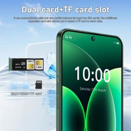 K-Touch Note 17 Pro Mobile Phones Smartphone Android 15 Global Version Cell phone 7.3 Inch Large Screen 16 + 48MP 22GB + 2TB 7800mAh Power Battery 5G Dual SIM Face Unlock WiFi GPS Cellphones For Men Women