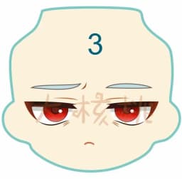 The Doctor Dottore Ob11 Face YMY Doll Handmade Water Sticker Faceplate Anime Cosplay Toy Accessories