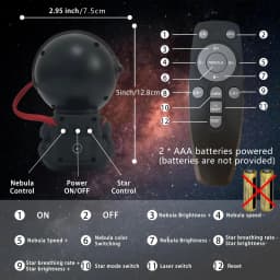 Astronaut Star Projector Lamp, Suitable for Multi-Room Decoration, A Great Gift, and a Perfect Starry Night Light for Bedroom