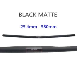 25.4 Full Carbon Handlebar Folding Bike Horizontal Handle Bar 400-700MM One-Shaped Ultralight Bicycle Straight Handlebar