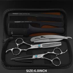 VP Professional Hairdressing Scissors Barber Set 5.5 6.0 Hairdresser Hair Beauty Scissors Set Cutting Hair Thinning Salon Tools