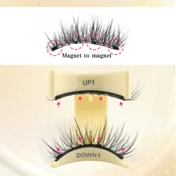 New 1 Pair Cat Eye Magnetic Eyelashes Set With Tweezers Natural Light Eyelash Extension Tools Reusable False Eyelashes Makeup