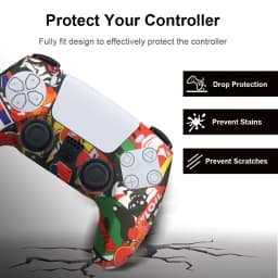 Silicone Cover Skin For PS5 Controller Anti-Slip Protective Rubber Case Shell Sleeve Grips Suit For PS5 slim Accessories