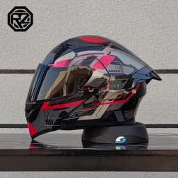 ORZ Motorcycle Helmet High Quality Dual Lens Modular Flipped Helmet Full Face Neutral Motorcycle Travel Helmet Off Road Helmet