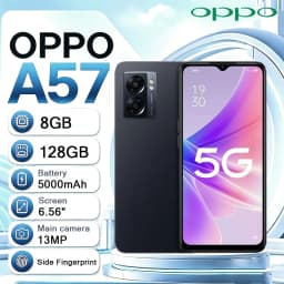 2026 NEW OPPO A57 5G 6.56" 90Hz Screen Large Storage Smartphone 8+128GB 13MP AI Camera 5000mAh Big Battery Type-C Dual SIM Phone