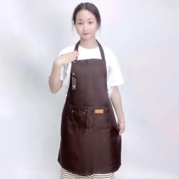 Custom Company Shop LOGO Kitchen Aprons For Woman Men Chef Work Grill Restaurant Bar Shop Cafes Beauty Nails Studios Uniform