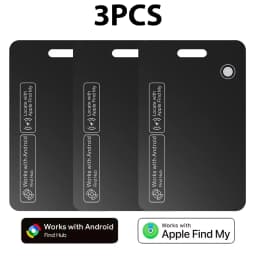 Wireless Charging Tracking Location Wallet Tracker Card Waterproof GPS Locator Work with IOS & Google Find My Bluetooth Tracker
