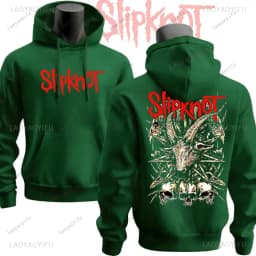 Winter Vintage Slipknots Prepare for Hell Tour Black Hoodies Heavy Metal Rock Band Men Hip Hop Aesthetic Sweatshirt Men Clothing