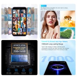 ONEMYTH XS15 Mini Smartphone Android 3.0-inch HD Display 2GB RAM 16GB ROM Dual SIM 3G Network Multi Color Small Phone