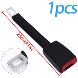 Cross-border Hot Car Seat Belt Extender Joint Thickening Fixer Lengthening Buckle Seat Belt Accessories Straight Insert Buckle