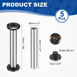 5/10pcs Knife Handle Screws M4 Torx Sink Head Pocket Knife Pivot Pin Folding Knives Bolts Fasteners 17-28mm for Blade Fixing