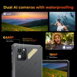 HOTWAV R11 Pro Octa-core Rugged Tablet 8.7'' HD 120Hz Display Lightweight 10150mAh Massive Battery 20W Fast Charging Shock-proof Waterproof Pad 8GB RAM+16GB Expansion 256GB ROM 64MP 16MP Camera Android 16 OS Tablet PC 1080P Global Dual 4G With Stylus Pen