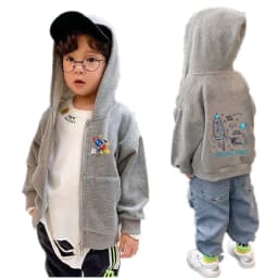 Dabbing Astronaut Jacket Boys Cotton Zipper Hooded Thin Coat Sports Spring Autumn Casual Cardigan Outerwear