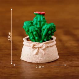 1:6 Dollhouse Miniature Potted Plants Model Green Leafed Plant Pot Bonsai Home Garden Decor Toy Doll House Accessories