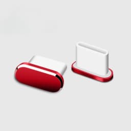 Metal Type C Dust Plugs Cellphone Anti-dust Protectors for Apple IPhone 15 Pro Max/15 Plus/15 Pro Samsung Dustplug